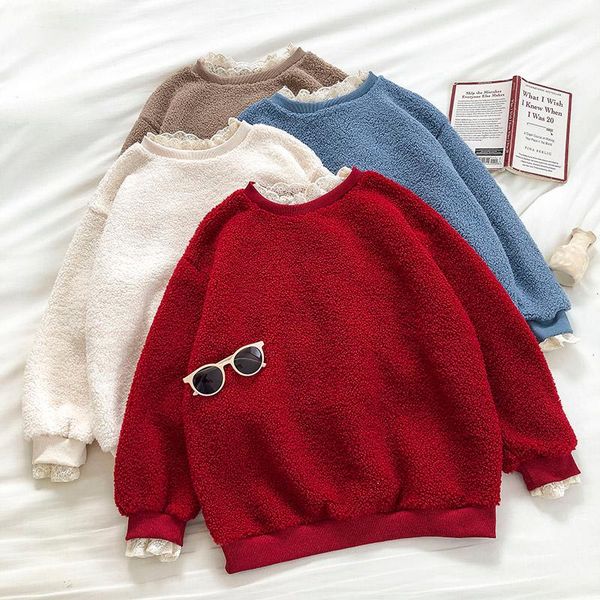 women's hoodies & sweatshirts korean patchwork o neck long sleeve thick women vintage sweet preppy style fashion casual female hoodie, Black
women's hoodies & sweatshirts korean patchwork o neck long sleeve thick women vintage sweet preppy style fashion casual female hoodie, Black