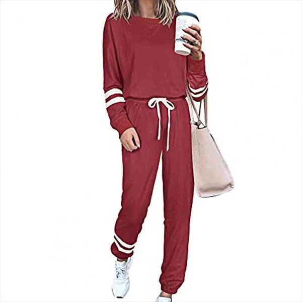spring autumn tracksuit long sleeve womenpant loose blouse drawstring striped sportswear 2 piece set jogging suits, White
spring autumn tracksuit long sleeve womenpant loose blouse drawstring striped sportswear 2 piece set jogging suits, White