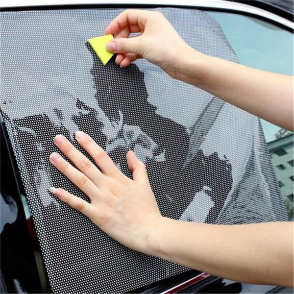 car sunshade black net sun block summer side window stickers electrostatic adsorption sunscreen insulation film
car sunshade black net sun block summer side window stickers electrostatic adsorption sunscreen insulation film