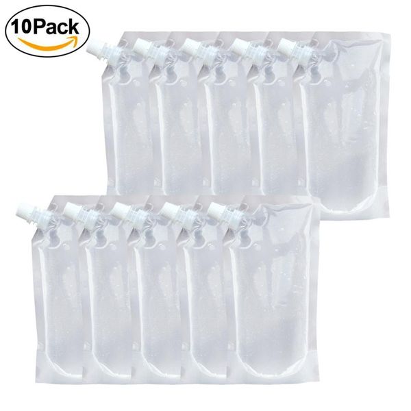 water bottles 10pcs plastic drinking pouch flasks clear leakproof with funnel bag flask bags liquor foldable reusable
water bottles 10pcs plastic drinking pouch flasks clear leakproof with funnel bag flask bags liquor foldable reusable