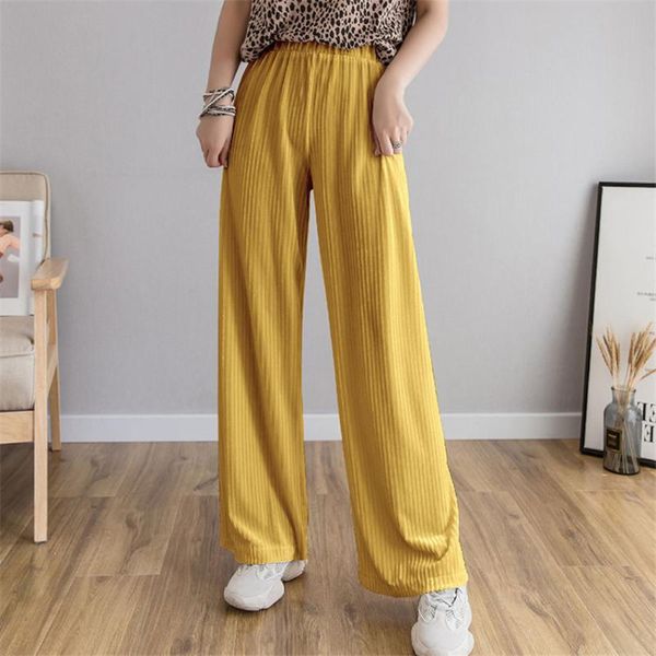 women's pants & capris 2021 spring fashion women gold velvet pant all-match casual autumn long pleated velour female wide leg trousers, Black;white
women's pants & capris 2021 spring fashion women gold velvet pant all-match casual autumn long pleated velour female wide leg trousers, Black;white