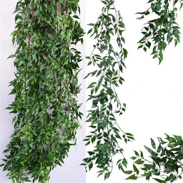 decorative flowers & wreaths artificial willow vine faux plant for wedding decoration plantas artificiales fake leaves garland rattan lierre
decorative flowers & wreaths artificial willow vine faux plant for wedding decoration plantas artificiales fake leaves garland rattan lierre