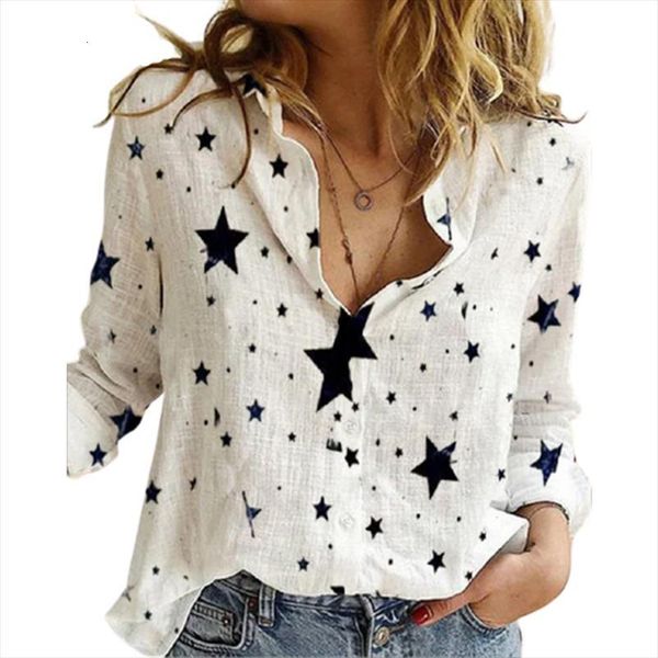 3xl big size stars women blouses print long sleeve autumn spring casual white shirt office workwear
3xl big size stars women blouses print long sleeve autumn spring casual white shirt office workwear