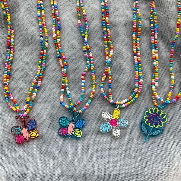 chains punki ins wind sun flower double pearl necklace wild hyuna style personality colorful butterfly female, Silver
chains punki ins wind sun flower double pearl necklace wild hyuna style personality colorful butterfly female, Silver