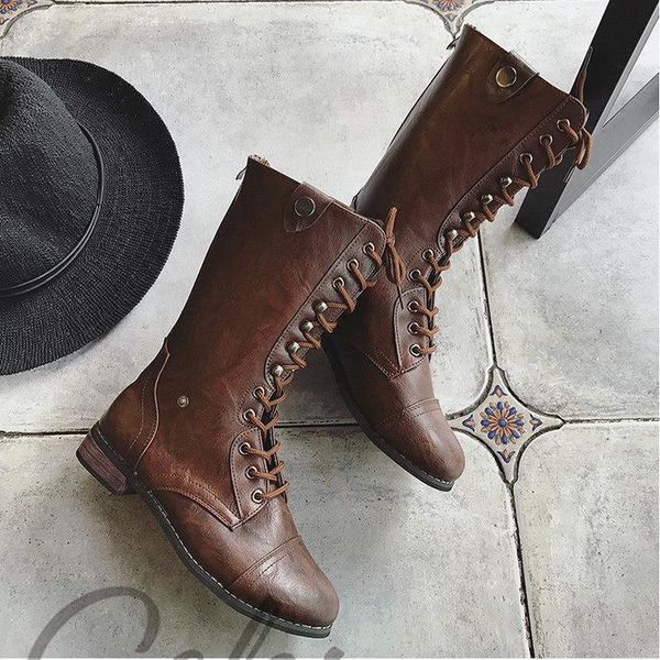 boots size 35-53 plus nice mid-calf women autumn lace up shoes woman flat heels female soft oxford rain boot 6jvr, Black
boots size 35-53 plus nice mid-calf women autumn lace up shoes woman flat heels female soft oxford rain boot 6jvr, Black