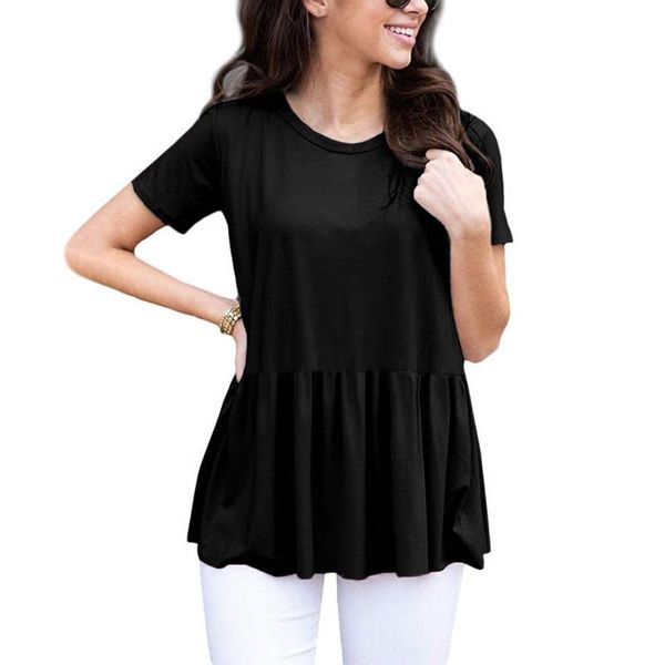 women's t-shirt harajuku t-shirts summer clothes for women casual solid short sleeve o-neck all-match camisetas mujer manga corta, White
women's t-shirt harajuku t-shirts summer clothes for women casual solid short sleeve o-neck all-match camisetas mujer manga corta, White