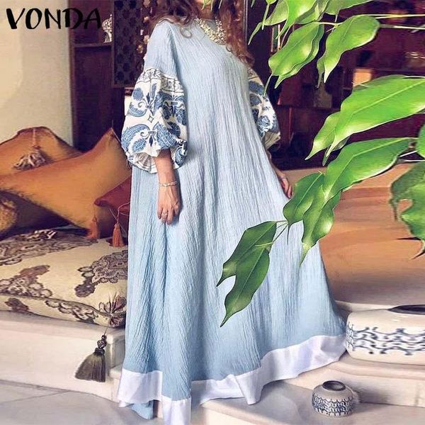 casual dresses spring 2021 women long sleeve holiday printed dress vintage patchwork bohemian vestidos vonda kaftan robe, Black;gray
casual dresses spring 2021 women long sleeve holiday printed dress vintage patchwork bohemian vestidos vonda kaftan robe, Black;gray