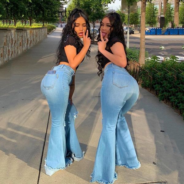 women's jeans mandylandy autumn fashion button high waist denim flare pants casual ripped solid color slim, Blue
women's jeans mandylandy autumn fashion button high waist denim flare pants casual ripped solid color slim, Blue