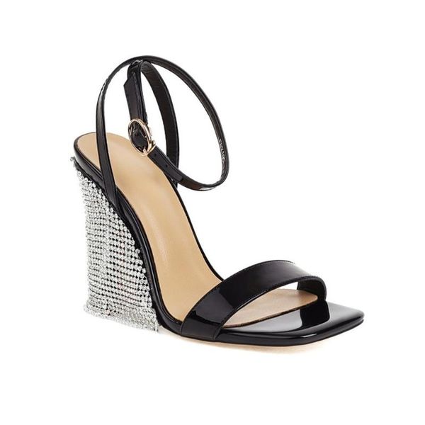 dress shoes womens open toe rhinestones crystal tassels stilettos high heel sandals slingbacks genuine leather plus size 2021, Black
dress shoes womens open toe rhinestones crystal tassels stilettos high heel sandals slingbacks genuine leather plus size 2021, Black