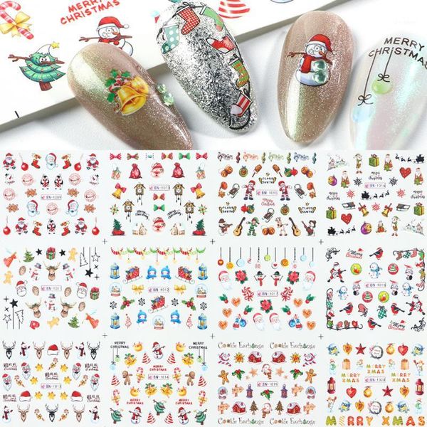 12pcs christmas water transfer sliders elk snowman nail art stickers santa clause deer decals manicure wraps foils tool sabn/a-11, Black
12pcs christmas water transfer sliders elk snowman nail art stickers santa clause deer decals manicure wraps foils tool sabn/a-11, Black