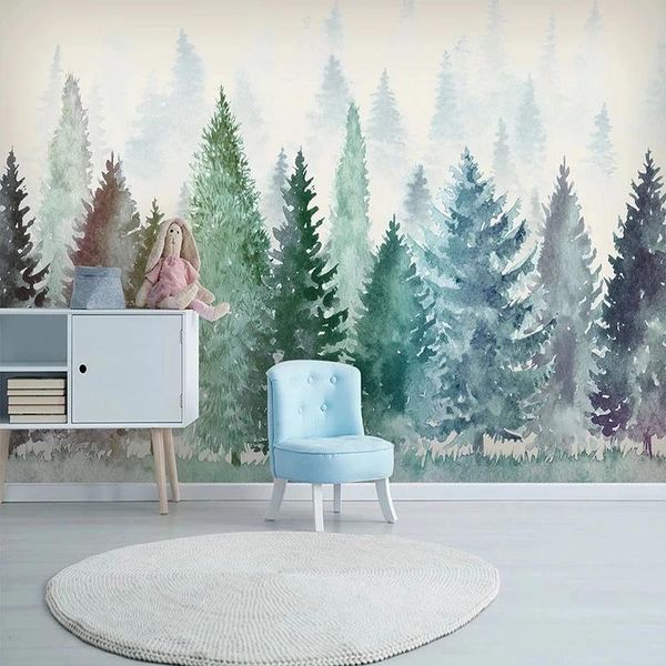 custom 3d mural modern hand painted watercolor tree misty forest po wallpaper living room dining background waterproof wallpapers
custom 3d mural modern hand painted watercolor tree misty forest po wallpaper living room dining background waterproof wallpapers