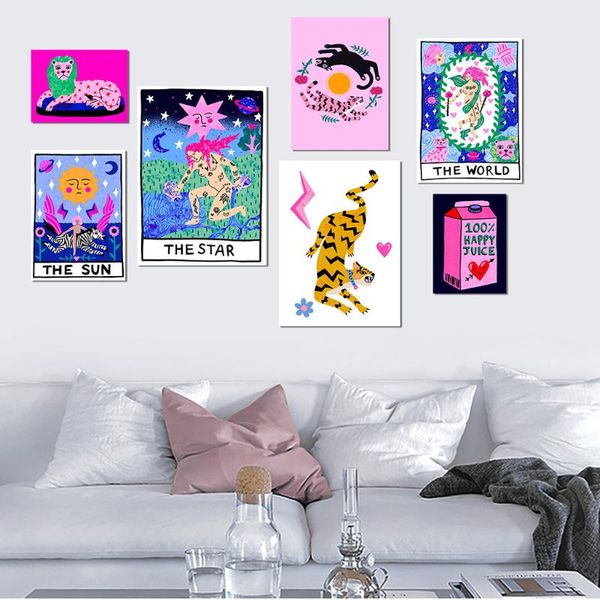 paintings nordic abstract cartoon tiger sun canvas painting picture living room decor baby girl nursery wall art poster prints
paintings nordic abstract cartoon tiger sun canvas painting picture living room decor baby girl nursery wall art poster prints