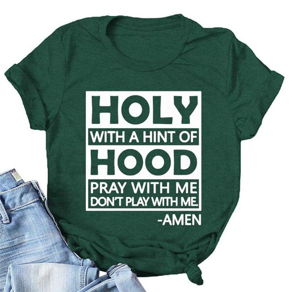 women's t-shirt holy hood letter printed t-shirts o-neck summer oversized casual short sleeve tee shirt tshirt camisetas, White
women's t-shirt holy hood letter printed t-shirts o-neck summer oversized casual short sleeve tee shirt tshirt camisetas, White
