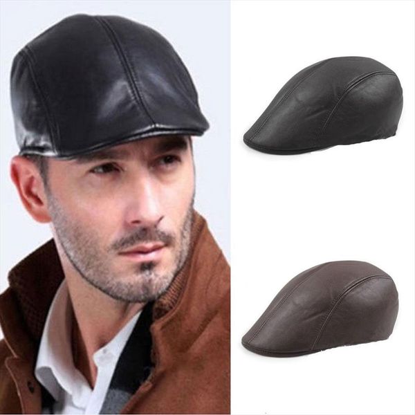 1pc retro mens leather flat ivy cap women newsboy gatsby bonnet cabbie golf beret hat, Blue;gray
1pc retro mens leather flat ivy cap women newsboy gatsby bonnet cabbie golf beret hat, Blue;gray