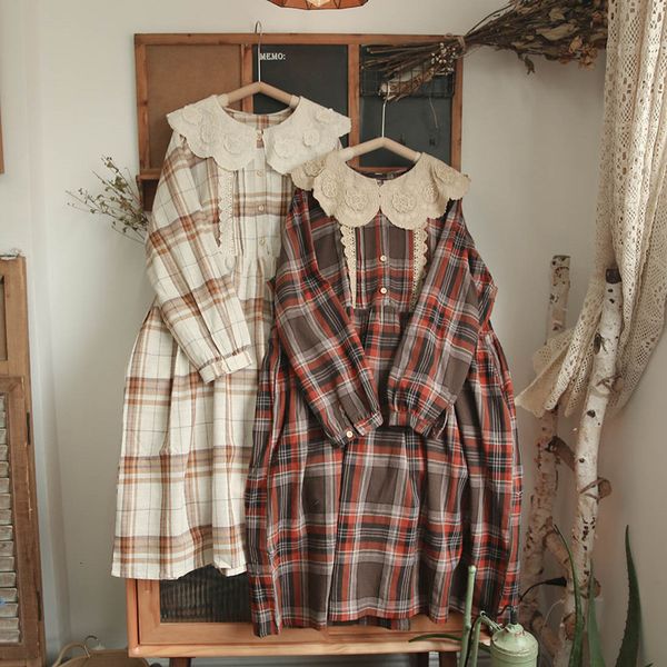 casual dresses lamtrip 3d flowers stitch peter pan collar vintgae plaid lolita lace long sleeve cotton kawaii japanese girl winter, Black;gray
casual dresses lamtrip 3d flowers stitch peter pan collar vintgae plaid lolita lace long sleeve cotton kawaii japanese girl winter, Black;gray