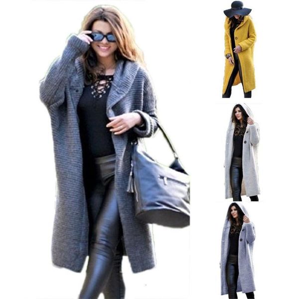 women's trench coats women autumn casual solid color knitted button long sleeve hooded midi overcoat fdxz, Tan;black
women's trench coats women autumn casual solid color knitted button long sleeve hooded midi overcoat fdxz, Tan;black