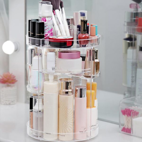 rotatable makeup cosmetic rack holder 360 degree rotating organizer storage box case clear lipstick skincare boxes & bins
rotatable makeup cosmetic rack holder 360 degree rotating organizer storage box case clear lipstick skincare boxes & bins