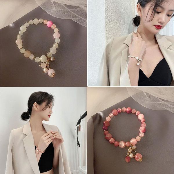 beaded, strands women bracelet jewelry gifts natural healing energy rhodochrosite girl friendship nice pink quartz elastic, Black
beaded, strands women bracelet jewelry gifts natural healing energy rhodochrosite girl friendship nice pink quartz elastic, Black