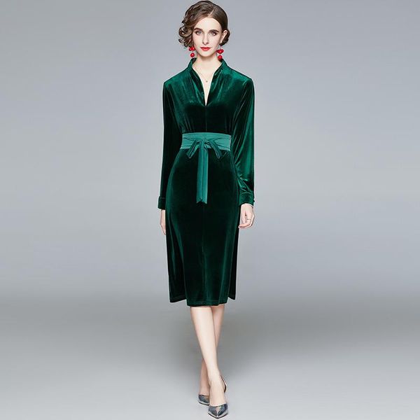 casual dresses coigarsam vintage women long dress v-neck dark green qi yards 3659, Black;gray
casual dresses coigarsam vintage women long dress v-neck dark green qi yards 3659, Black;gray