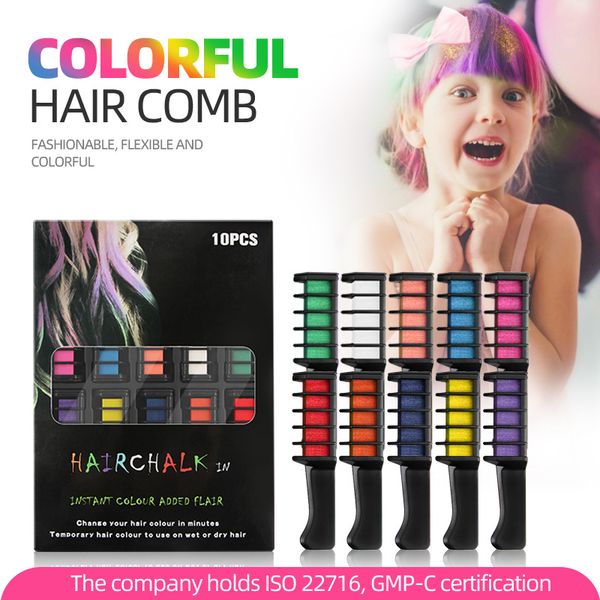 10pcs children colorful hair dye comb novelty games toy fashion party chalk comb set girl disposable dyeing
10pcs children colorful hair dye comb novelty games toy fashion party chalk comb set girl disposable dyeing