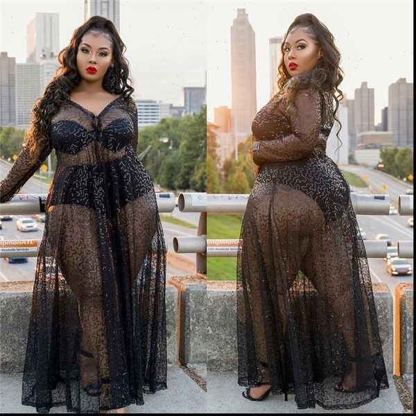 autumn maxi v neck womens dress long sleeve night club transparent plus size wholesale dropshipping, Black;gray
autumn maxi v neck womens dress long sleeve night club transparent plus size wholesale dropshipping, Black;gray