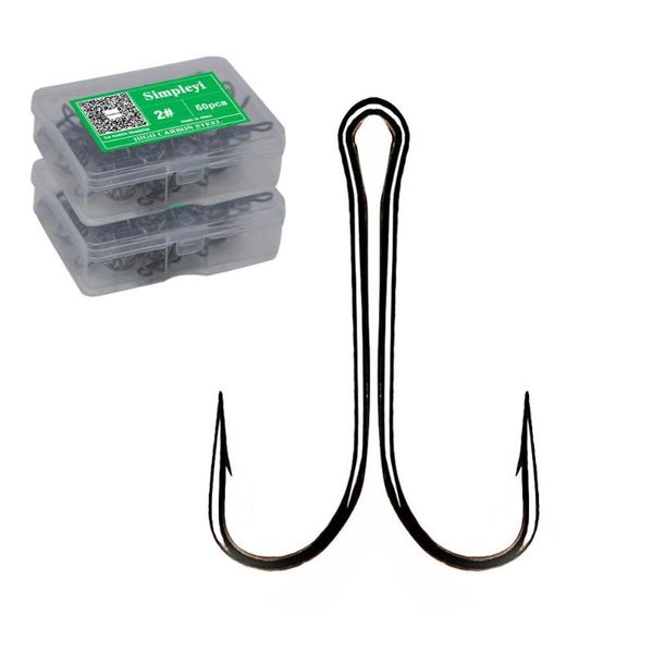fishing hooks 50pcs/box double barbed carp fishhook for soft worm lure high carbon steel hook fish accessories tool
fishing hooks 50pcs/box double barbed carp fishhook for soft worm lure high carbon steel hook fish accessories tool