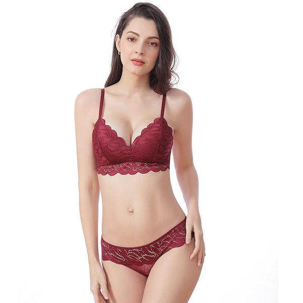 bras sets bra brief french lace no rim underwear women comfortable gathering thin section ladies set lingerie 2021, Red;black
bras sets bra brief french lace no rim underwear women comfortable gathering thin section ladies set lingerie 2021, Red;black