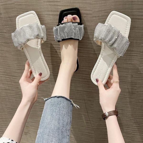 shoes slippers flat luxury slides jelly flip flops slipers women designer soft glitter summer 2021 crystal basic pu slippe, Black
shoes slippers flat luxury slides jelly flip flops slipers women designer soft glitter summer 2021 crystal basic pu slippe, Black