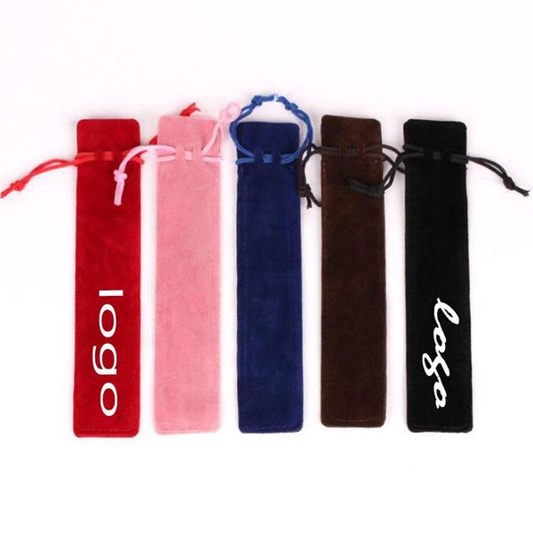 jewelry pouches, bags 50 100pcs personalized print logo black velvet pen pouch sleeve holder drawstring jewelri bag soft case pencil box, Pink;blue
jewelry pouches, bags 50 100pcs personalized print logo black velvet pen pouch sleeve holder drawstring jewelri bag soft case pencil box, Pink;blue