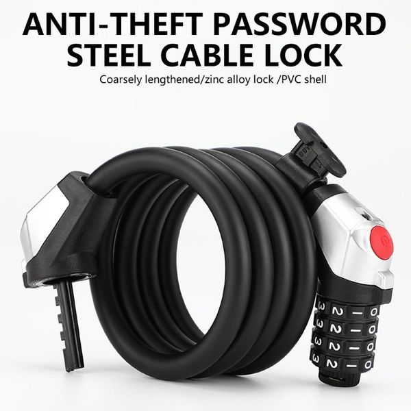 bike locks chain lock anti theft safe 4 digit password zinc alloy core with flexible light pvc steel cabe code for bicycle
bike locks chain lock anti theft safe 4 digit password zinc alloy core with flexible light pvc steel cabe code for bicycle