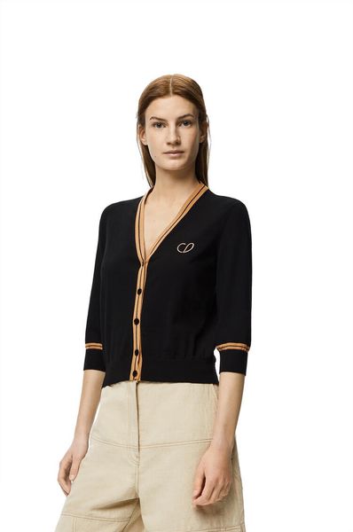 luxury women's jackets knitted cardigan little logo embroidered breastplate girls designer coat autumn clothing, Black;brown
luxury women's jackets knitted cardigan little logo embroidered breastplate girls designer coat autumn clothing, Black;brown