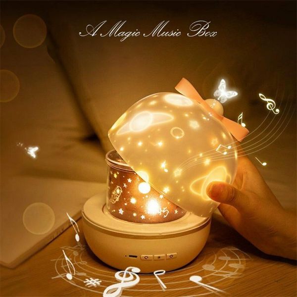 smart home control 360 rotating starry sky projector bow decoration multifunctional music box lamp small gifts
smart home control 360 rotating starry sky projector bow decoration multifunctional music box lamp small gifts