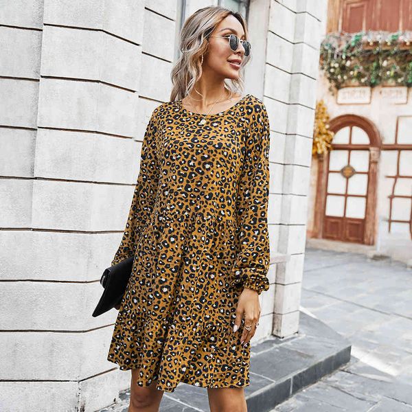 jastie autumn winter women dresses boho leopard print casual long sleeve high waist party dress female short dress vestidos 210419, White
jastie autumn winter women dresses boho leopard print casual long sleeve high waist party dress female short dress vestidos 210419, White