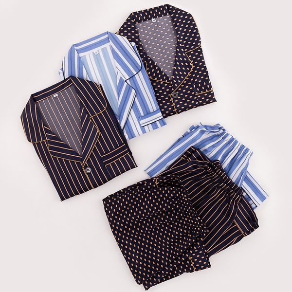 yaoting ice silk men's pajamas summer short sleeve shorts striped two piece home suit, Black;red
yaoting ice silk men's pajamas summer short sleeve shorts striped two piece home suit, Black;red