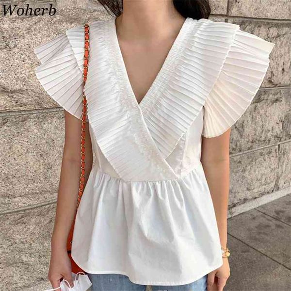 ruffle patchwork flying sleeve shirt lady ol brief chic blouse stylish femme all match white shirts streetwear 210519
ruffle patchwork flying sleeve shirt lady ol brief chic blouse stylish femme all match white shirts streetwear 210519