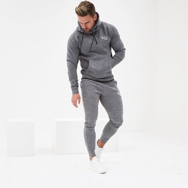 men's tracksuits spring set men fashion sportswear sets bodybuilding hoodies+pants casual outwear suits size 2xl classic gray 5uon
men's tracksuits spring set men fashion sportswear sets bodybuilding hoodies+pants casual outwear suits size 2xl classic gray 5uon