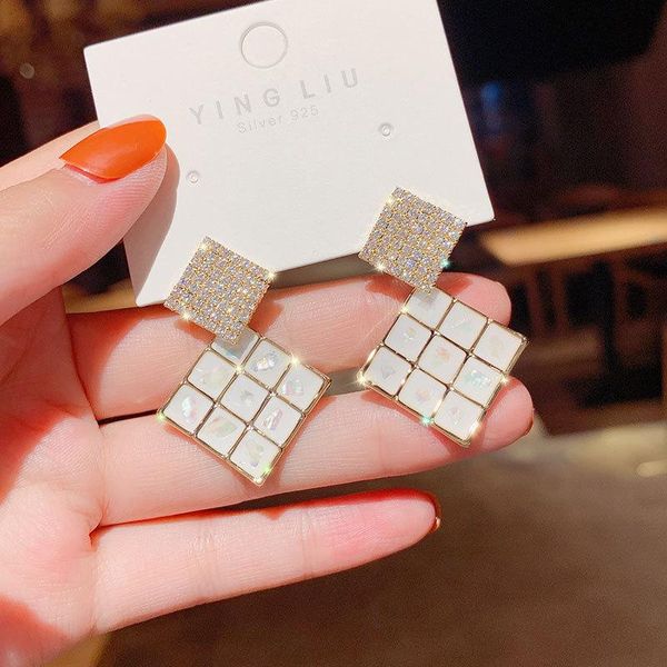 stud advanced atmospheric texture square earrings female korean net red temperament personality 2021 fashion, Golden;silver
stud advanced atmospheric texture square earrings female korean net red temperament personality 2021 fashion, Golden;silver
