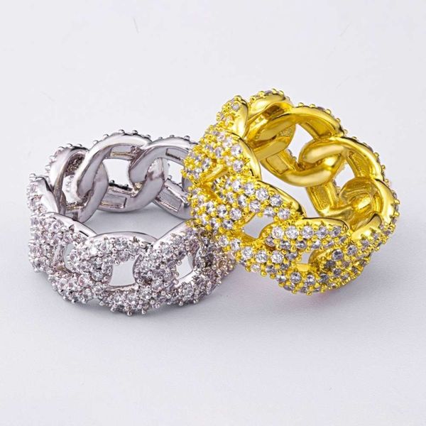 zircon jewelry men's and women's row diamond hip hop micro inlaid with gold-plated zircon ring, Black
zircon jewelry men's and women's row diamond hip hop micro inlaid with gold-plated zircon ring, Black