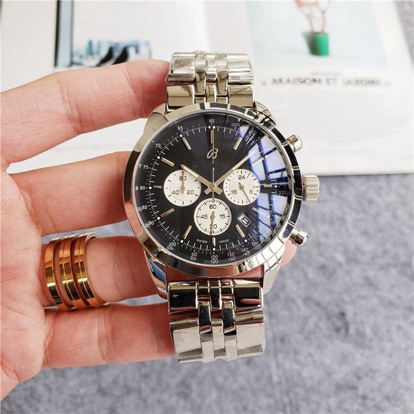 luxury designer chronograph watch 1884 japanese quartz mens stainless steel sports mens satch watches automatic wristwatches toy aaa quality, Slivery;brown
luxury designer chronograph watch 1884 japanese quartz mens stainless steel sports mens satch watches automatic wristwatches toy aaa quality, Slivery;brown
