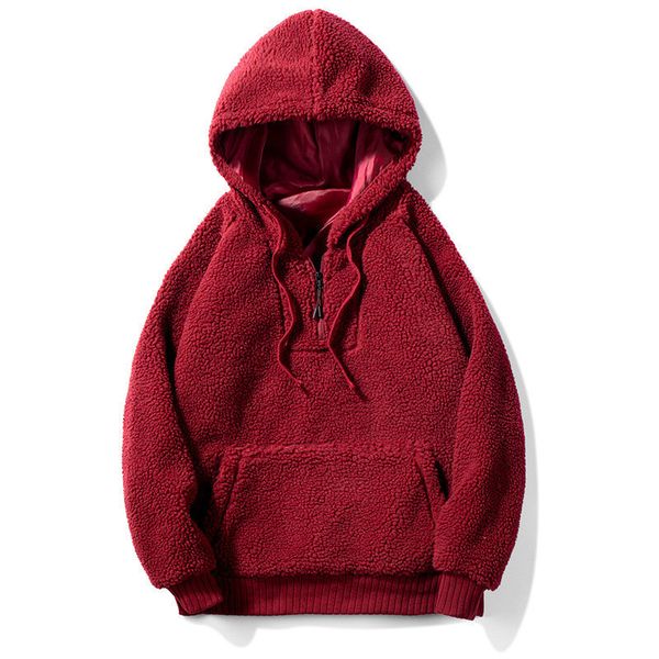 men autumn winter woollen fashion solid color men's hoodies male casual big pocket sweatshirts, Black
men autumn winter woollen fashion solid color men's hoodies male casual big pocket sweatshirts, Black