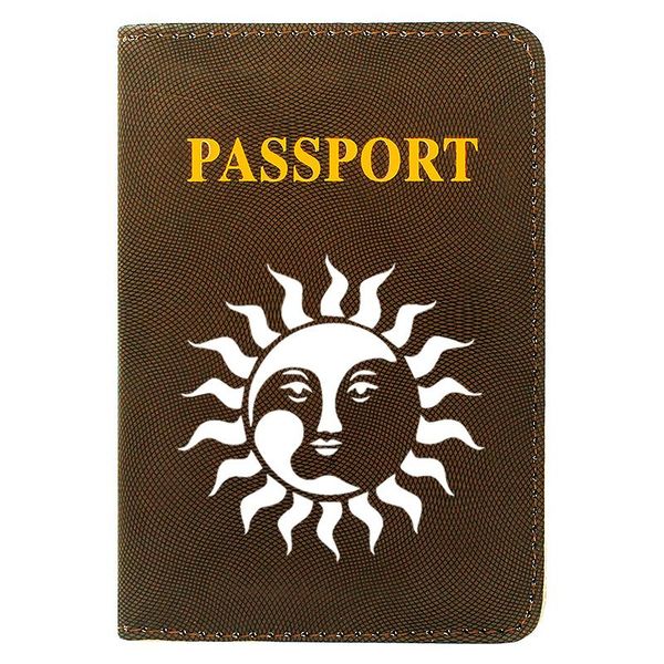 card holders sun face printing leather travel id holder pocket wallet bags, Brown;gray
card holders sun face printing leather travel id holder pocket wallet bags, Brown;gray