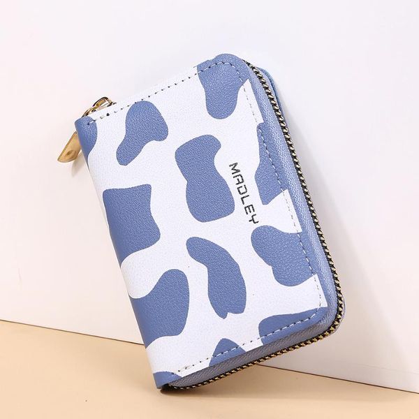 card holders fashion women's multi-card holder short wallets cartoon cow pattern leather pu coin purses money bags carteira, Brown;gray
card holders fashion women's multi-card holder short wallets cartoon cow pattern leather pu coin purses money bags carteira, Brown;gray