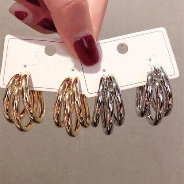 irregular multilayer ring ear stud gold and silver earrings punk women geometric jewelry wedding party gift, Golden;silver
irregular multilayer ring ear stud gold and silver earrings punk women geometric jewelry wedding party gift, Golden;silver