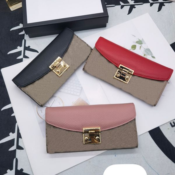 luxury designer credit card bag leather stitching canvas multifunctional wallet women business handbag, Red;black
luxury designer credit card bag leather stitching canvas multifunctional wallet women business handbag, Red;black