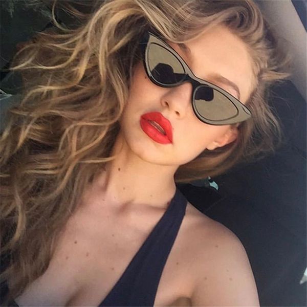 retro cat eye sunglasses leopard small triangle shades uv400 sun fashion ladies trending accessories, White;black
retro cat eye sunglasses leopard small triangle shades uv400 sun fashion ladies trending accessories, White;black