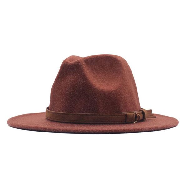 wide brim hats 2021 women stylish wool felt jazz fedora with belt panama formal hat trilby ladies fascinator dress, Blue;gray
wide brim hats 2021 women stylish wool felt jazz fedora with belt panama formal hat trilby ladies fascinator dress, Blue;gray