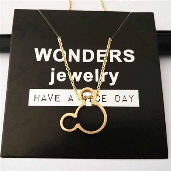 pendant necklaces cute character cartoon mouse necklace jewelry gold rose charm chain women bijoux birthday gift, Silver
pendant necklaces cute character cartoon mouse necklace jewelry gold rose charm chain women bijoux birthday gift, Silver