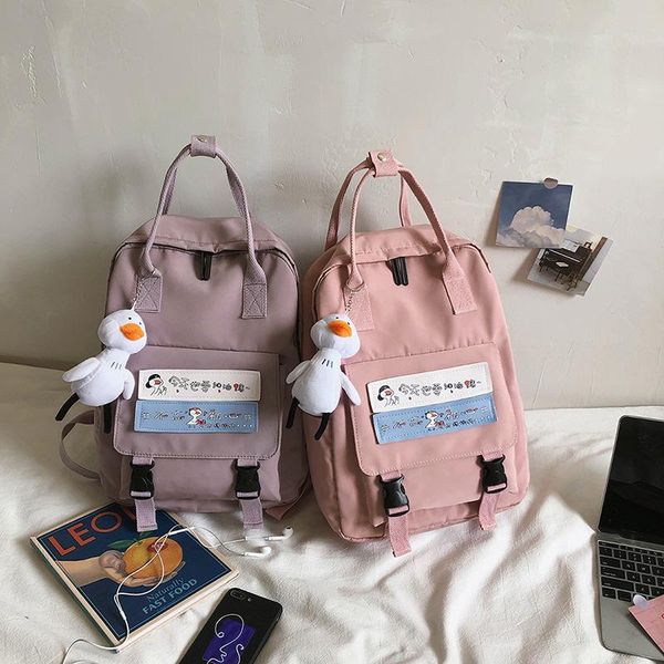 school bags cute duck pinted letters backpack lapwaterproof female bag 2021 women for girl teenagers fashion
school bags cute duck pinted letters backpack lapwaterproof female bag 2021 women for girl teenagers fashion