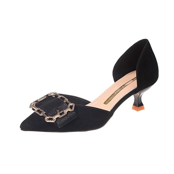 dress shoes late evening fairy sandals net red versatile high heel women's fine with a low 2021 skirt single, Black
dress shoes late evening fairy sandals net red versatile high heel women's fine with a low 2021 skirt single, Black