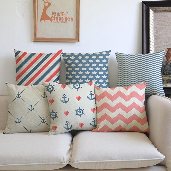 ocean style sea woven blue pink navigation geometric pillow case cushion cover sofa car office home decoration gift cojines cushion/decorati
ocean style sea woven blue pink navigation geometric pillow case cushion cover sofa car office home decoration gift cojines cushion/decorati